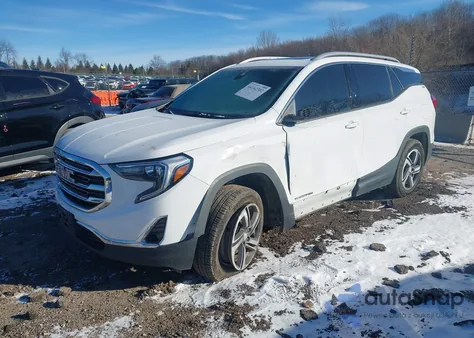 2018 GMC Terrain Slt Diesel из США, поврежденный, VIN 3GKALWEU6JL265959